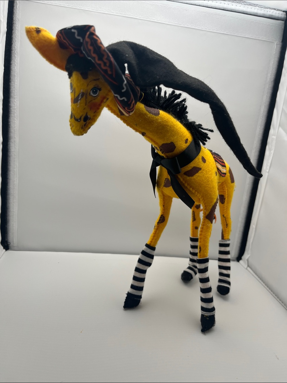Annalee Giraffe Witch 12 Inch Halloween Giraffe